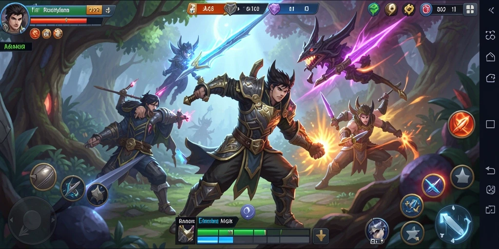 Tampilan gameplay mendebarkan dalam AA62 dengan aksi petualangan yang intens.