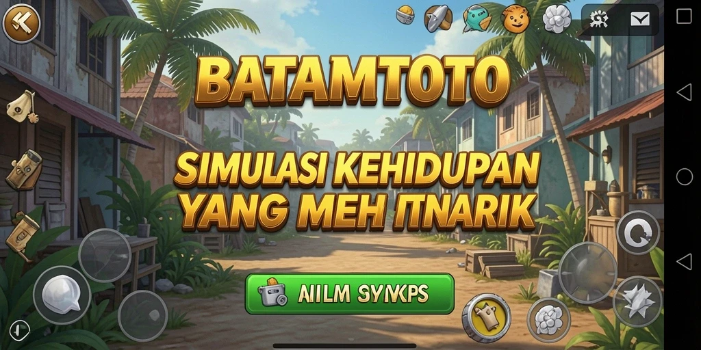 Tangkapan layar utama dari gameplay BATAMTOTO dengan elemen simulasi yang detail.